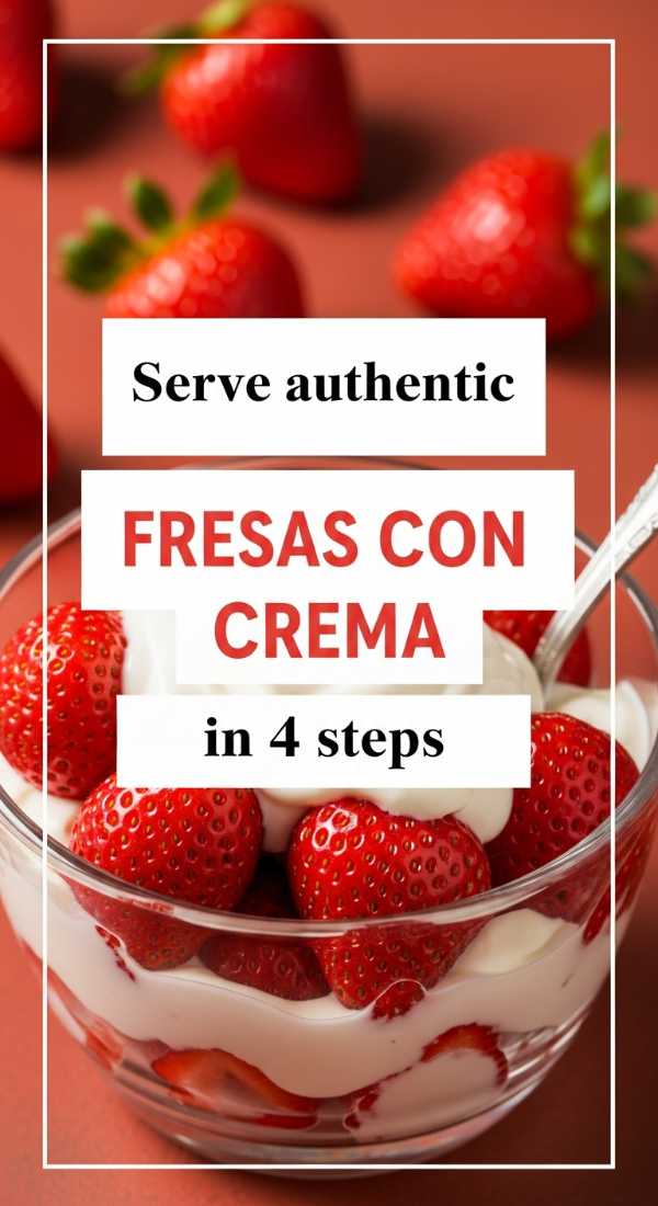 Serve Authentic Fresas Con Crema In 4 Steps 6a06ee62ea848