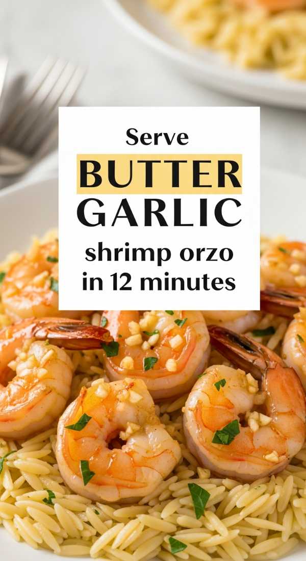 Serve Butter Garlic Shrimp Orzo In 12 Minutes 69f47a09e5c8e