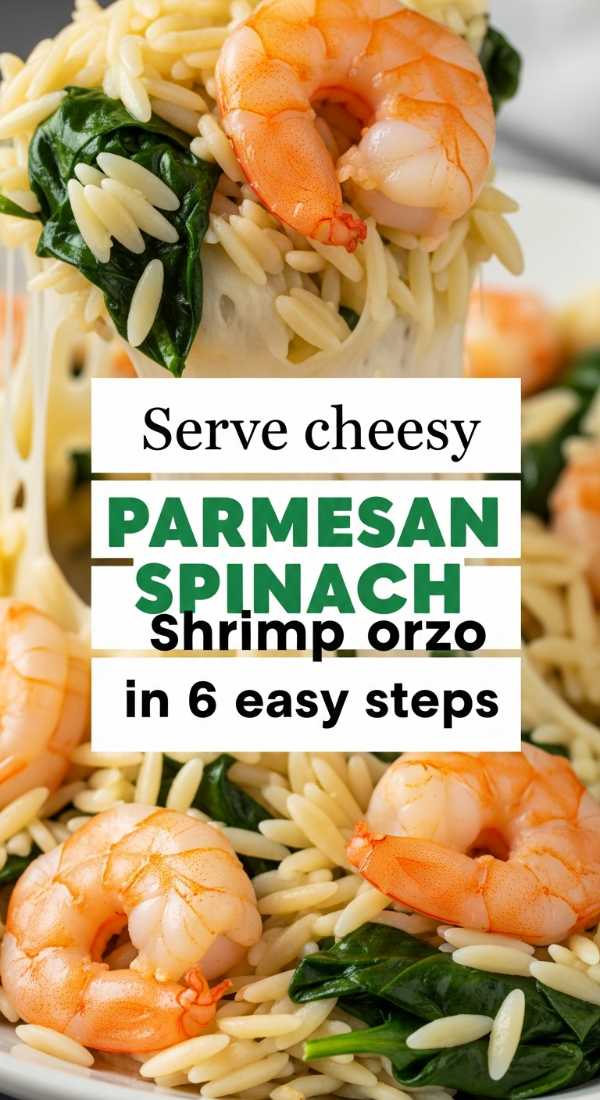 Serve Cheesy Parmesan Spinach Shrimp Orzo In 6 Easy Steps 69f5acd810a09