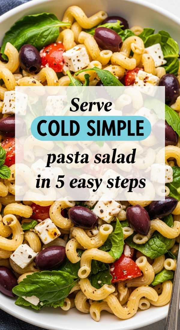 Serve Cold Simple Pasta Salad In 5 Easy Steps 6a0706d212068
