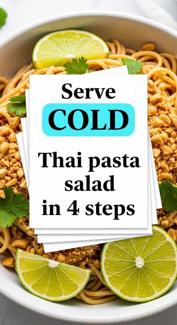 Serve Cold Thai Pasta Salad In 4 Steps 6a142b69b0e56