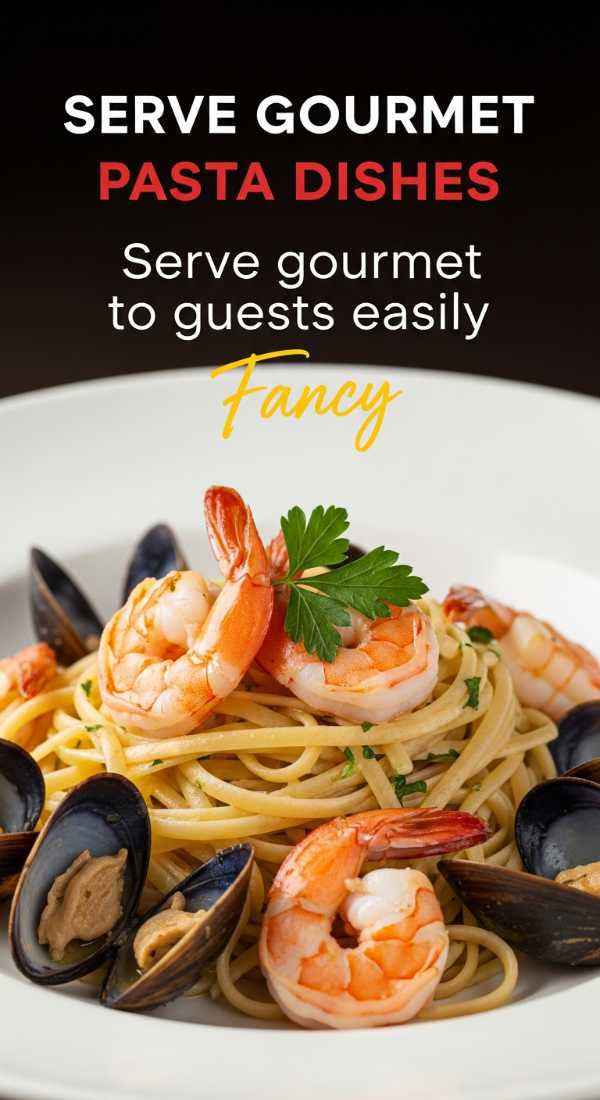 Serve Gourmet Pasta Dishes To Guests Easily 6a149b0854331