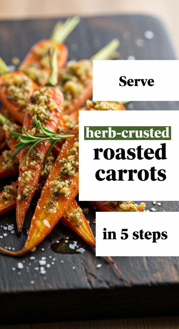 Crispy, Golden, Perfection: The Secret to Better Roasted Veggies Serve Herb Crusted Roasted Carrots In 5 Steps 6a1440781431e