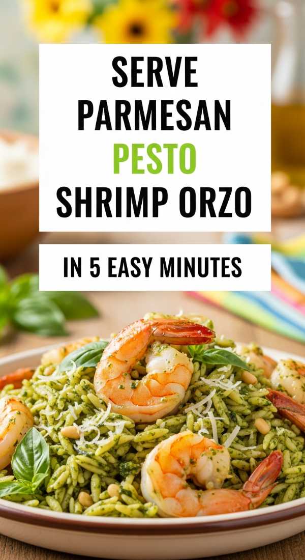 Serve Parmesan Pesto Shrimp Orzo In 5 Easy Minutes 69f47a0140c84
