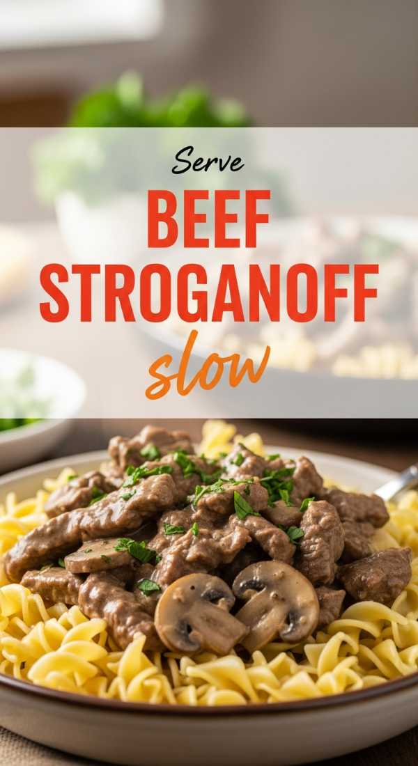 Serve Slow Cooked Beef Stroganoff In 6 Phases 69fd74119c992