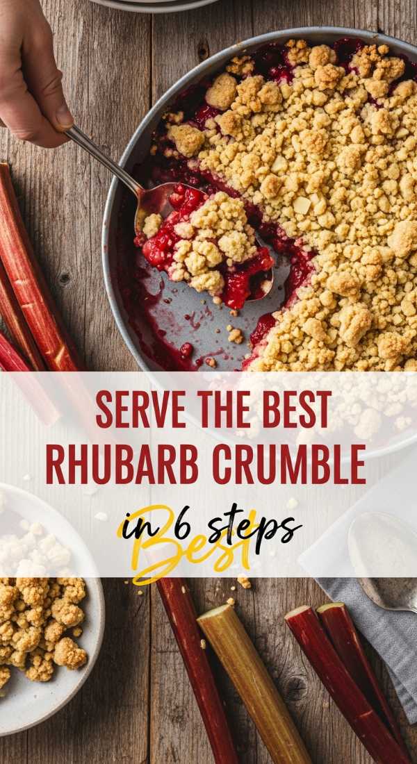Pink Perfection: Our Most Requested Rhubarb Recipes of All Time Serve The Best Rhubarb Crumble In 6 Steps 6a149b39b3e51