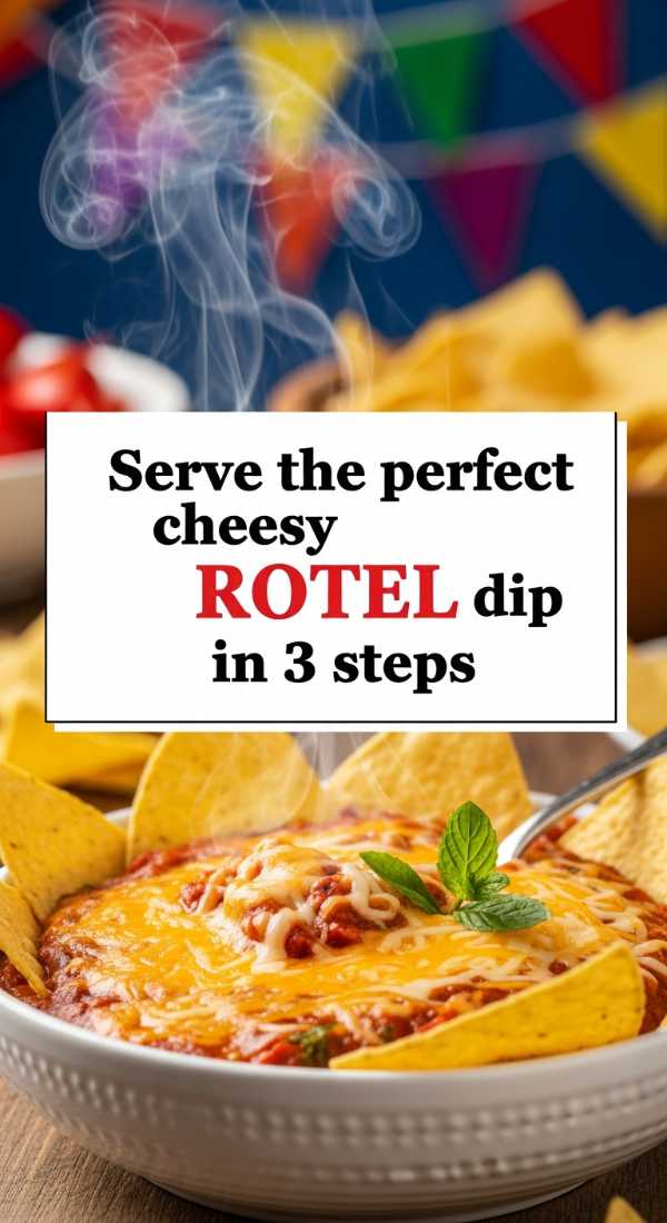 Serve The Perfect Cheesy Rotel Dip In 3 Steps 6a06e6db9bae3