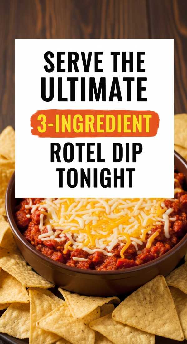 Serve The Ultimate 3 Ingredient Rotel Dip Tonight 6a10d09b59bea