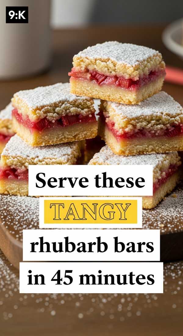 Serve These Tangy Rhubarb Bars In 45 Minutes 6a06cbe61e77f