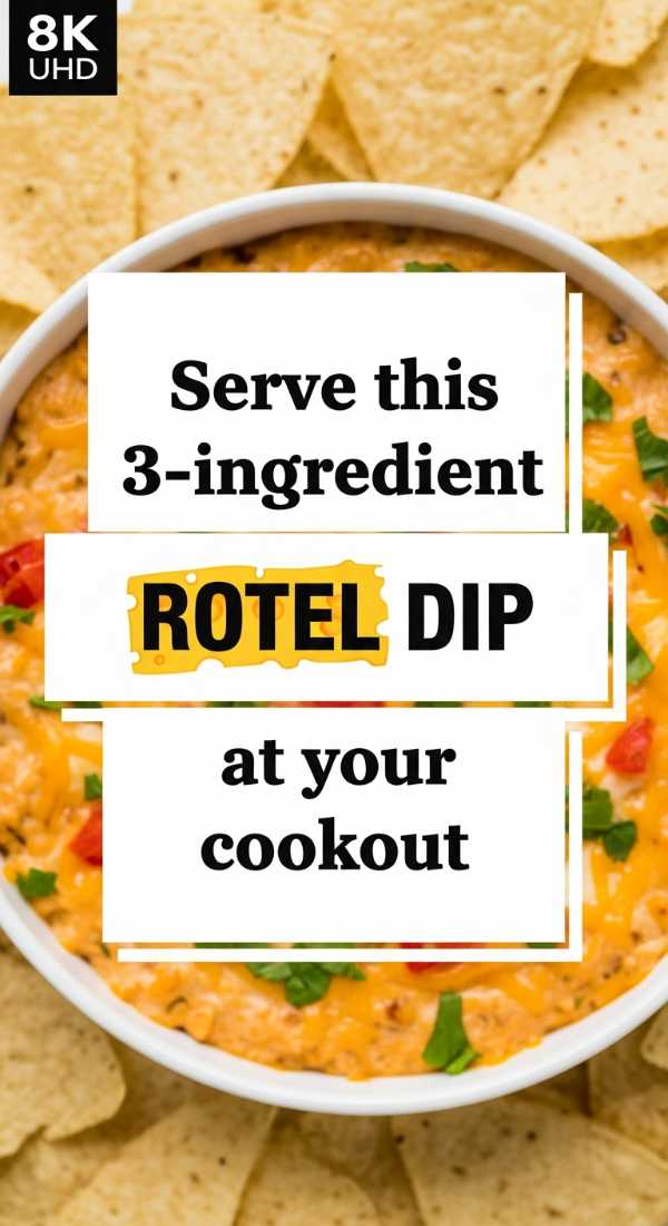 Serve This 3 Ingredient Rotel Dip At Your Cookout 6a06c53be3c35