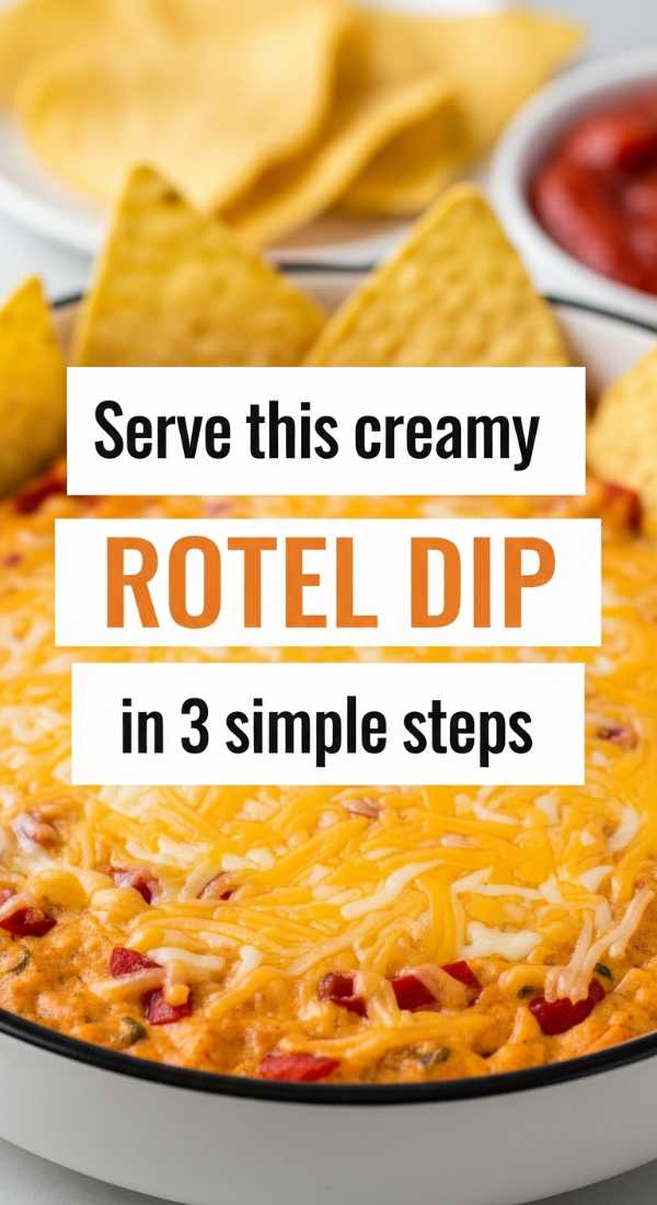 Serve This Creamy Rotel Dip In 3 Simple Steps 6a070b7e6c7cd