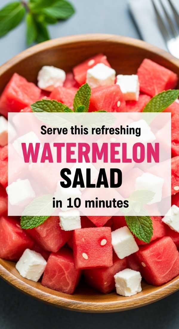 Serve This Refreshing Watermelon Salad In 10 Minutes 6a1095395fa8b