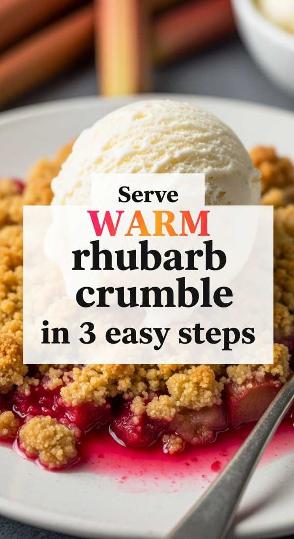 Serve Warm Rhubarb Crumble In 3 Easy Steps 69fd8cb203063
