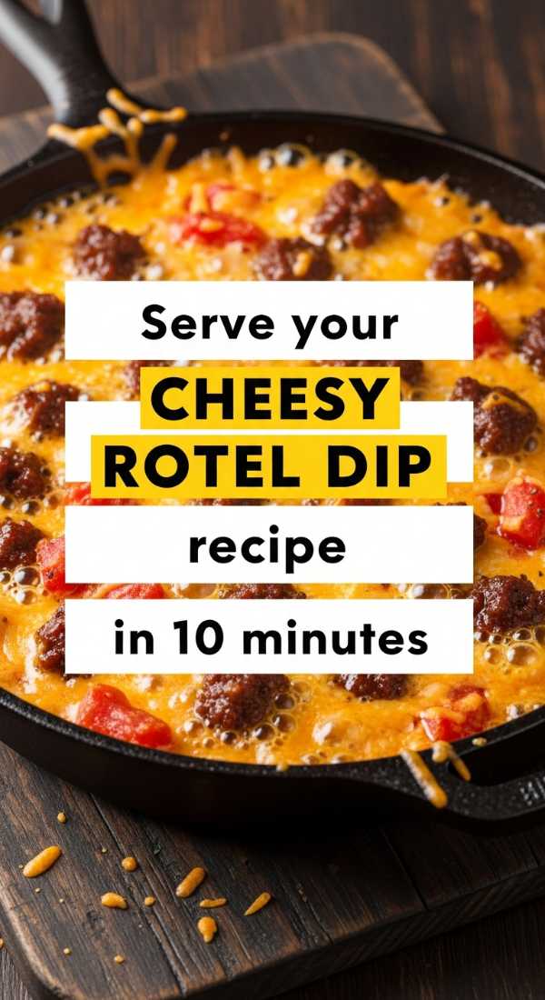 Serve Your Cheesy Rotel Dip Recipe In 10 Minutes 69f47f5289797