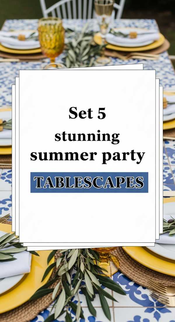 Set 5 Stunning Summer Party Tablescapes 69f72777a3afc