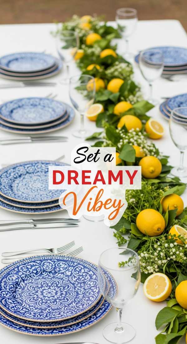 Set A Dreamy Italian Summer Party Table In 6 Steps 6a157b28ee7d9
