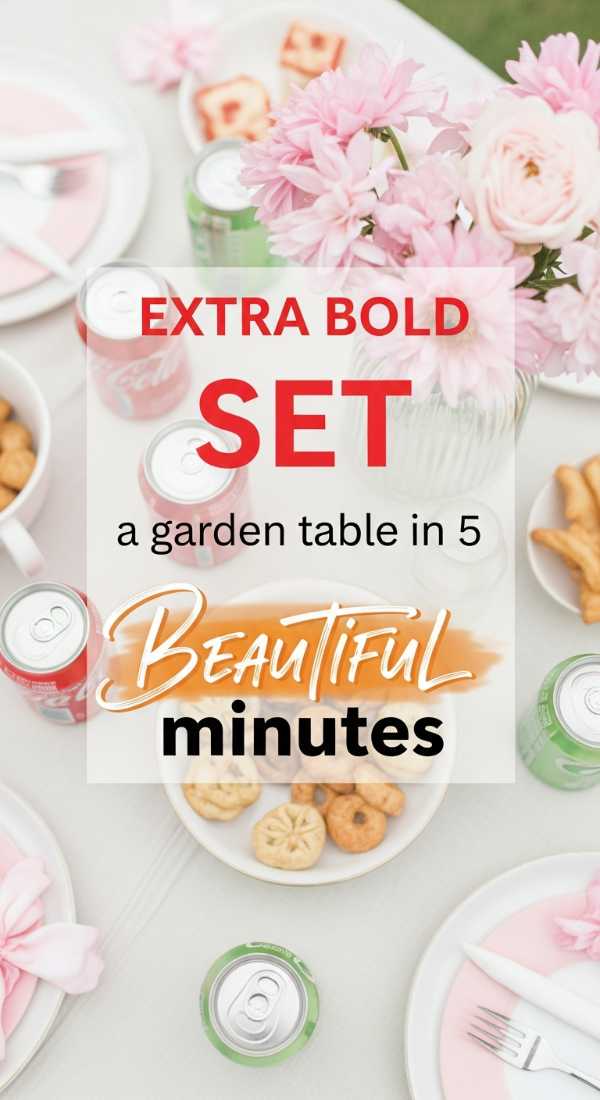 From Sunset to Starry Night: Your Step-by-Step Outdoor Party Checklist Set A Garden Table In 5 Beautiful Minutes 6a056fa8a78c9