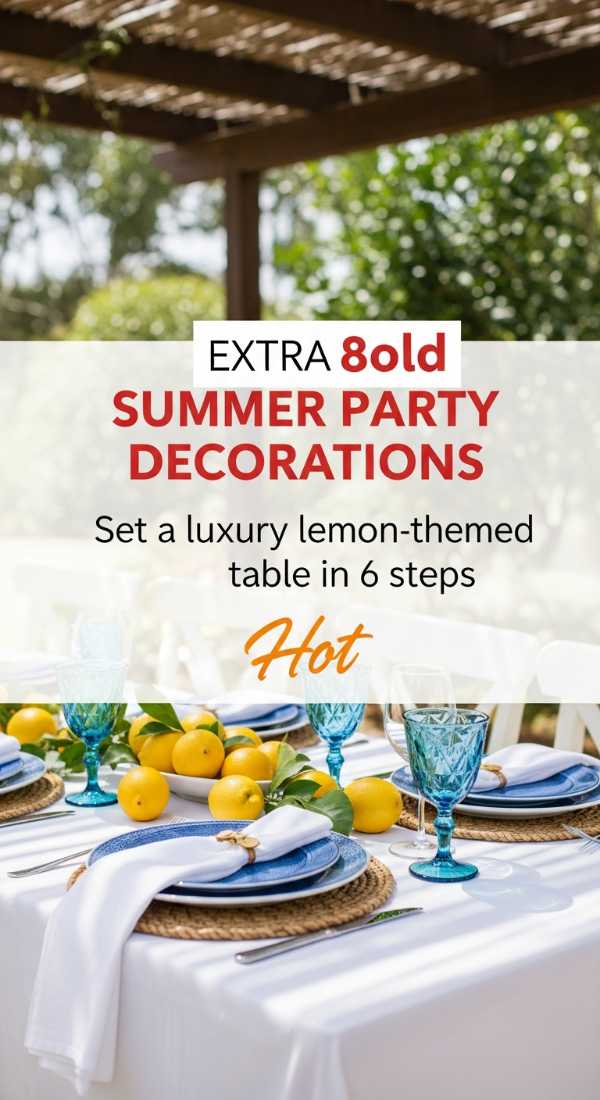 Under the Tuscan Sun: The Essential Italian Party Planning Guide Set A Luxury Lemon Themed Table In 6 Steps 6a0d9ed2eb4f4