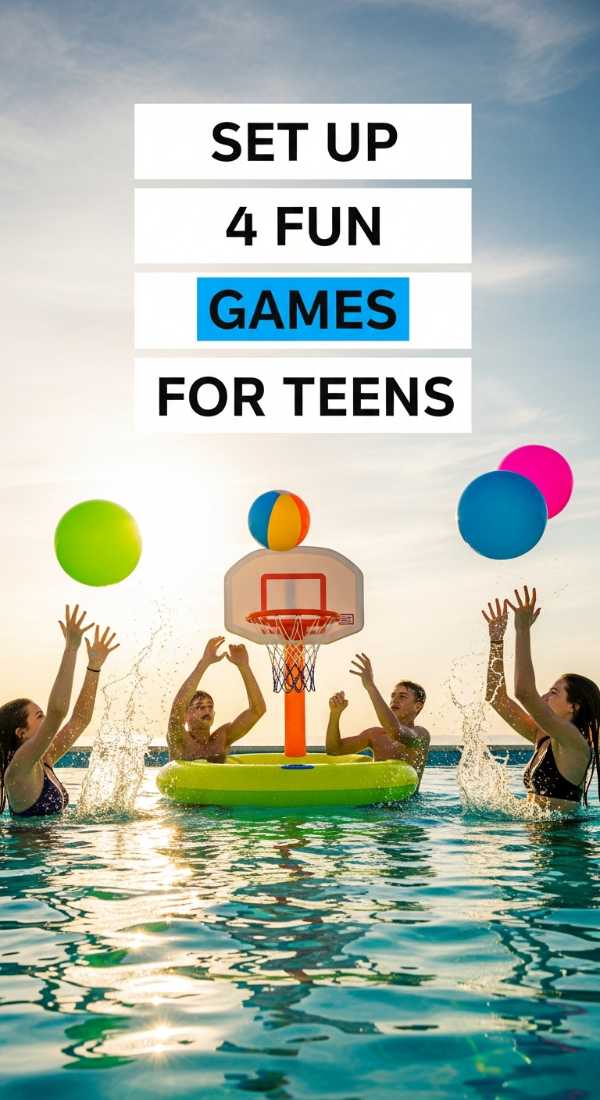 Dive Into Fun: How to Throw the Best Pool Party Ever Set Up 4 Fun Games For Teens 6a0de771e0e74
