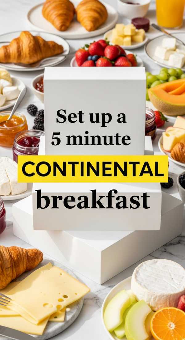 Set Up A 5 Minute Continental Breakfast 6a001057673cd