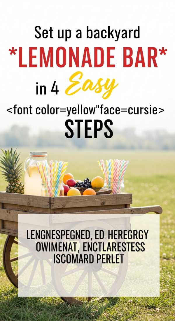Set Up A Backyard Lemonade Bar In 4 Easy Steps 69fae90bdf8d4