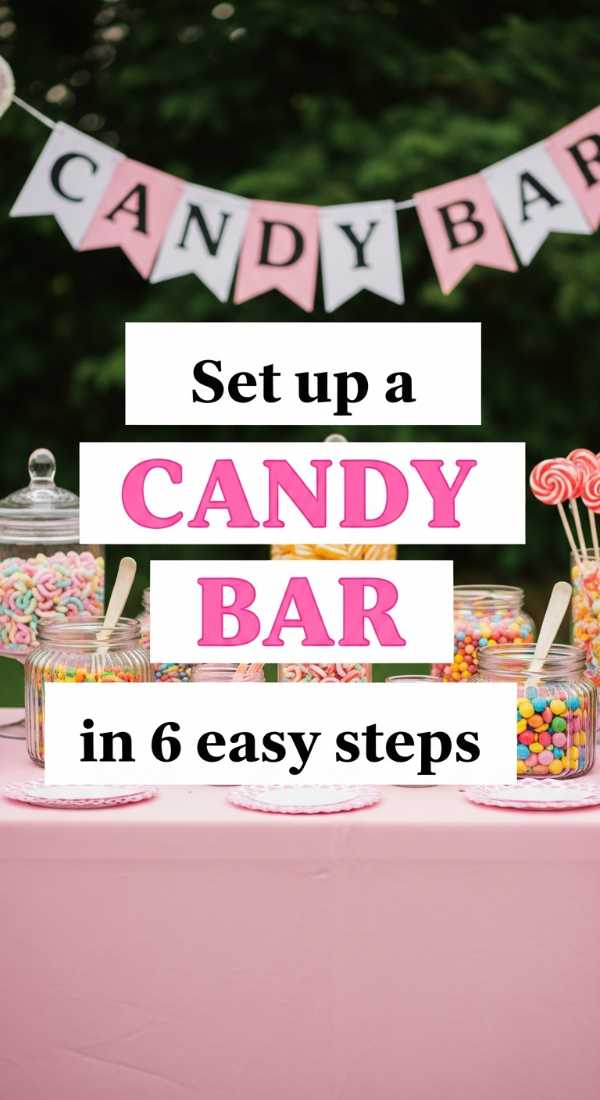Set Up A Candy Bar In 6 Easy Steps 6a057ec936efe