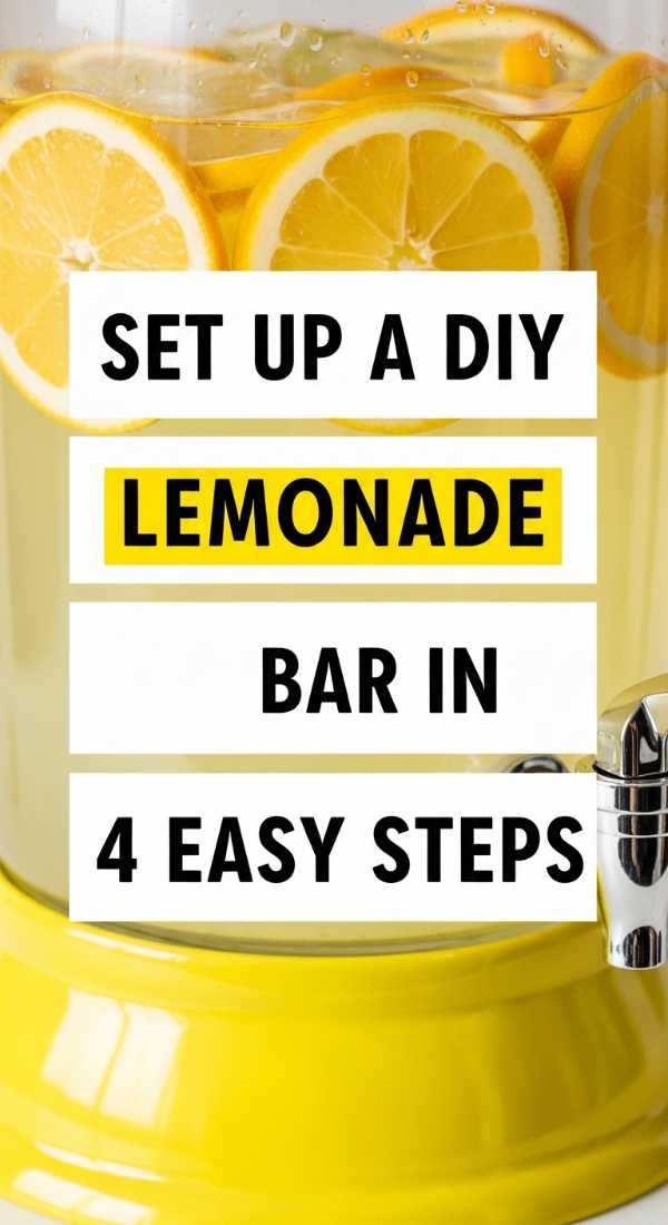 Set Up A Diy Lemonade Bar In 4 Easy Steps 6a06c1ee60d05