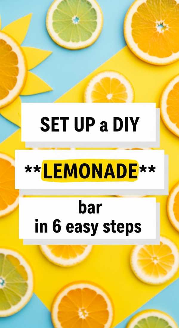 Set Up A Diy Lemonade Bar In 6 Easy Steps 6a06bc494a510