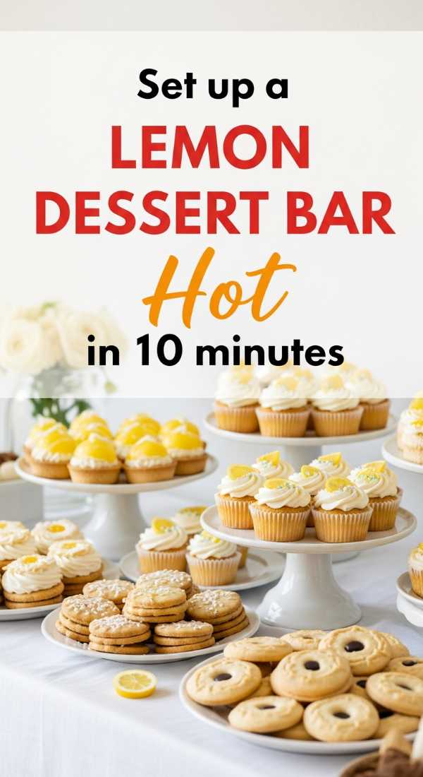 Set Up A Lemon Dessert Bar In 10 Minutes 69f86c5e1e982
