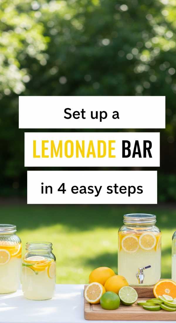 Set Up A Lemonade Bar In 4 Easy Steps 6a06e706f0048