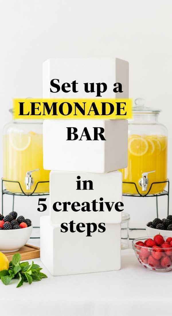 Set Up A Lemonade Bar In 5 Creative Steps 6a06cde0711c1
