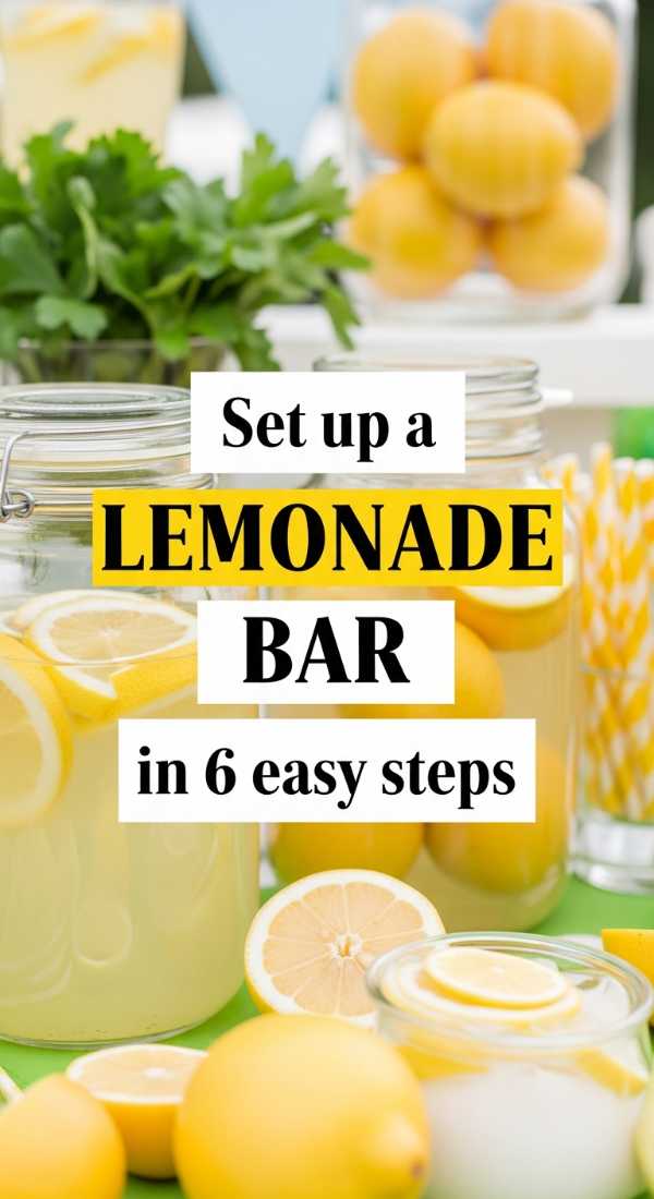 Set Up A Lemonade Bar In 6 Easy Steps 6a06e6ca8b958