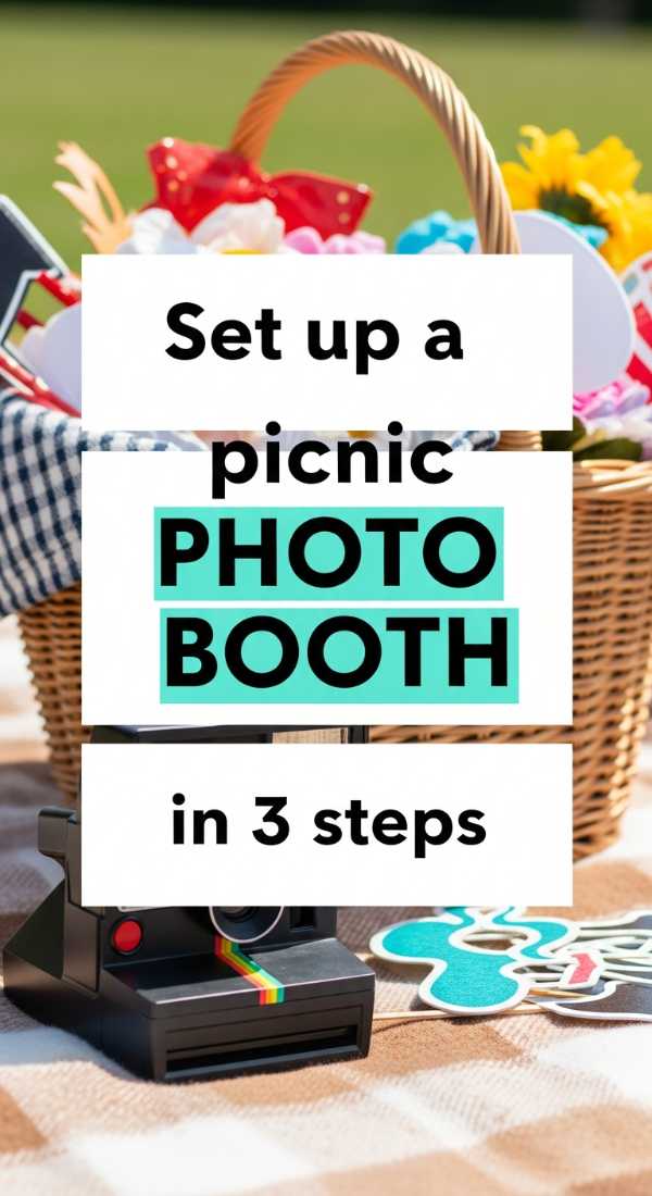 Picnic Goals: 7 Secrets to Hosting an Instagram-Worthy Outdoor Soiree Set Up A Picnic Photo Booth In 3 Steps 6a057d948e3ee