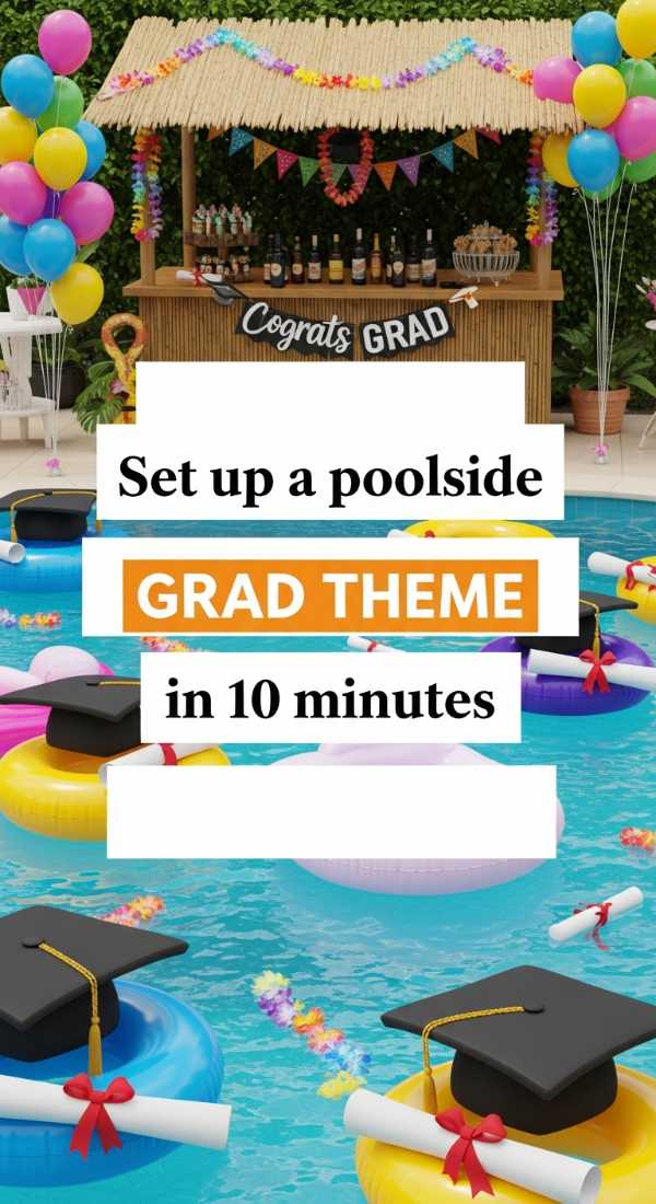 Set Up A Poolside Grad Theme In 10 Minutes 69f8715fcda82