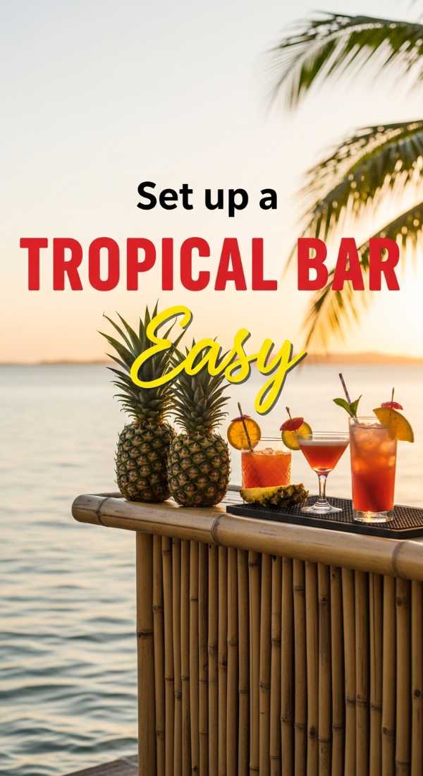 The Open-Air Event Guide: Secrets to a Stress-Free Outdoor Party Set Up A Tropical Drink Bar In 10 Easy Steps 6a157c849440b