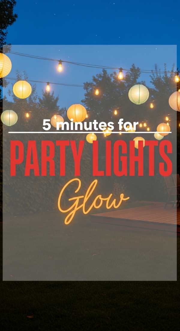 The Essential Checklist for Your Most Successful Outdoor Party Yet Set Up Outdoor Party Lights In 5 Easy Minutes 6a157cbe7b0be