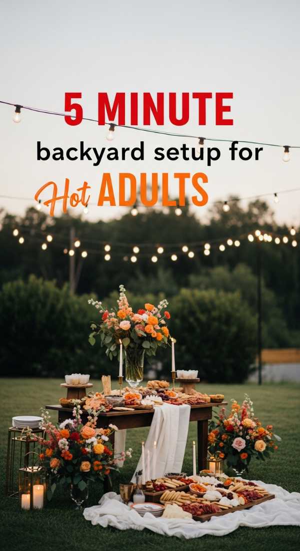 Set Up Your Backyard Birthday Party For Adults In 5 Minutes 69fda91a198ea