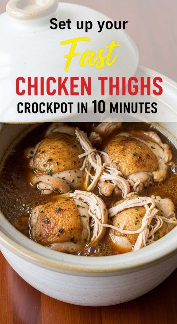 Beyond the Breast: The Ultimate Guide to Flavorful Dark Meat Chicken Set Up Your Chicken Thighs Crockpot In 10 Minutes 6a14964c65ec7