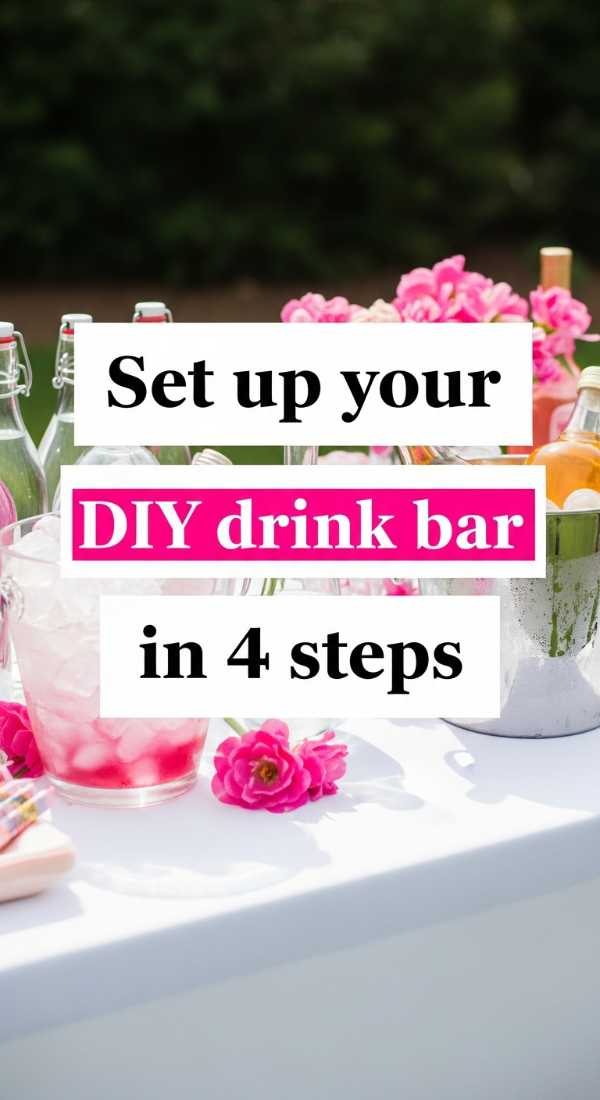 Set Up Your Diy Drink Bar In 4 Steps 69fc2d5f4b56a