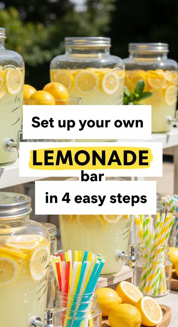 Set Up Your Own Lemonade Bar In 4 Easy Steps 6a06e6cfbded3