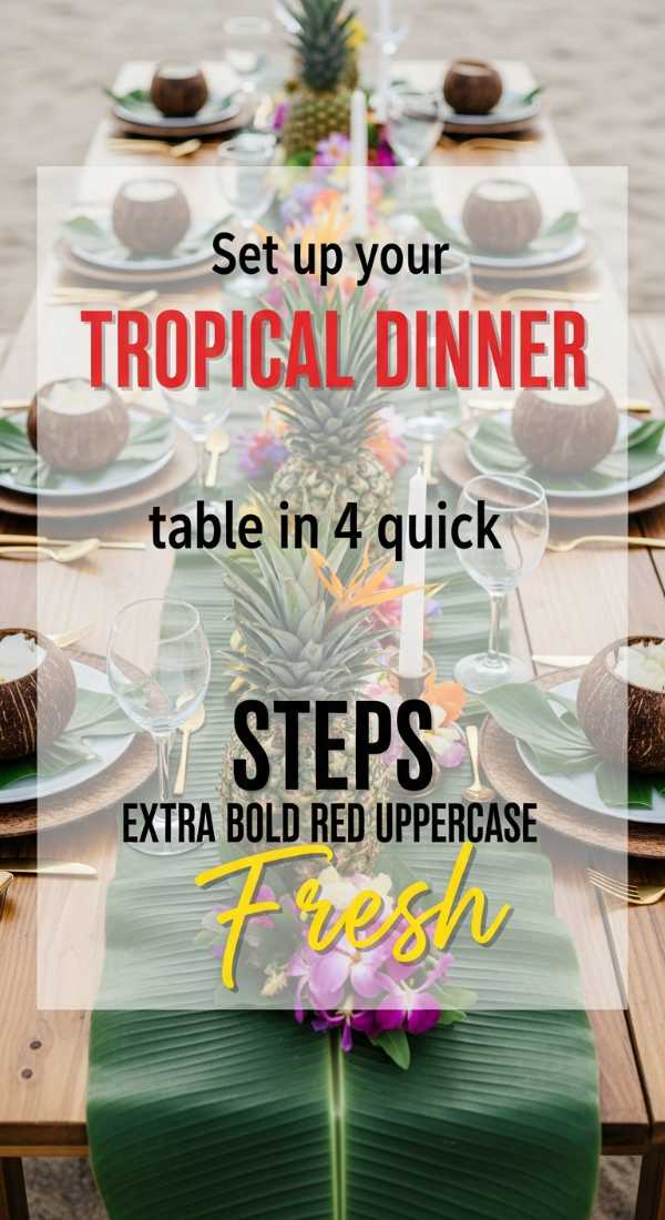 Set Up Your Tropical Dinner Table In 4 Quick Steps 6a189f82ef8e6