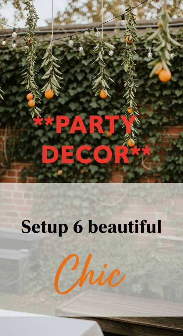 Setup 6 Beautiful Summer Party Decorations Easily 6a0d98d1f0069