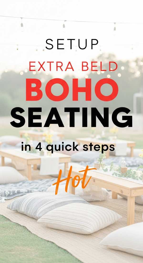 Setup A Boho Picnic Seating In 4 Quick Steps 69fae91098efb