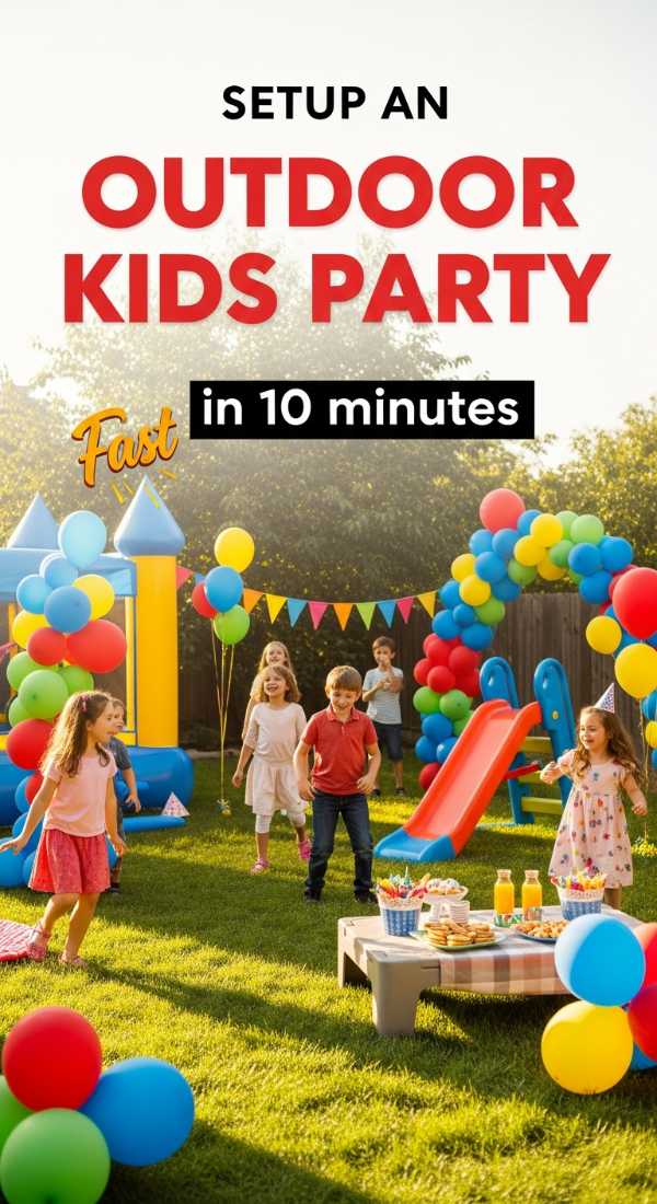 Setup An Outdoor Kids Party In 10 Minutes 69fc2adc3fde1