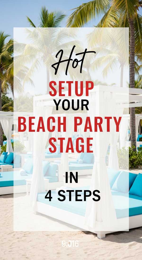 Setup Your Beach Party Stage In 4 Steps 69fda91d8df41
