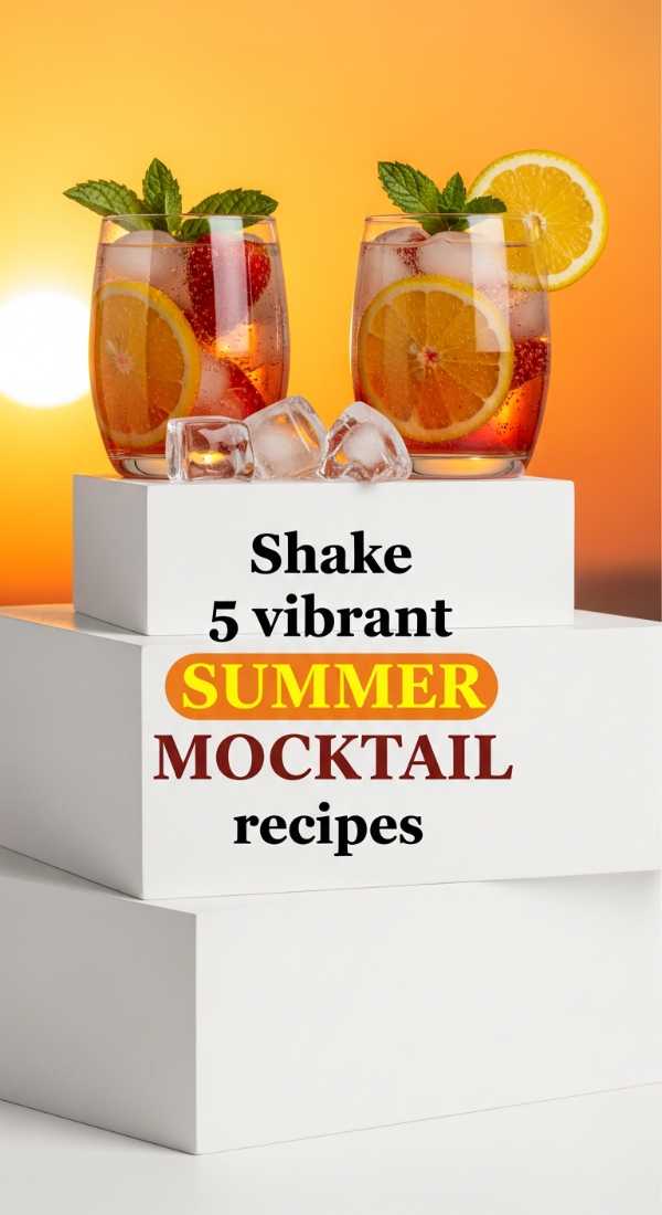 Fresh & Easy: 50+ Recipes for the Ultimate Summer Feast Shake 5 Vibrant Summer Mocktail Recipes 6a070b5ef3c23