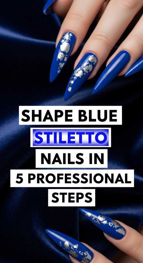 From Bio-Glaze to Neo-Chrome: 2026's Hottest Nail Designs Shape Blue Stiletto Nails In 5 Professional Steps 69ff5ab221f95