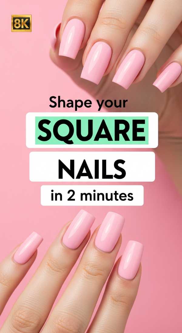 Shape Your Square Nails In 2 Minutes 69fb9763eea15