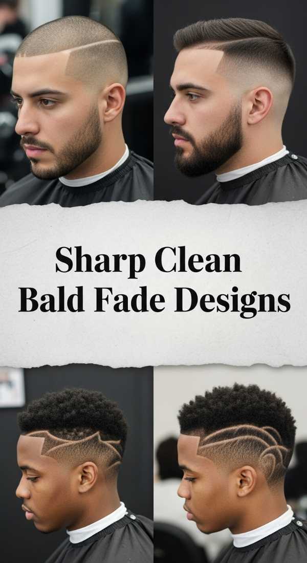 Sharp Clean Bald Fade Designs 6a142b8bb0f5a