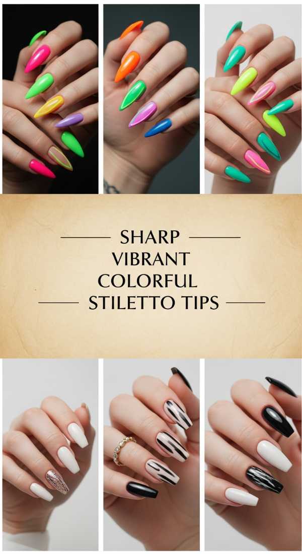 Unleash Your Inner Artist: The Vibrant Nail Masterclass You Need Sharp Vibrant Colorful Stiletto Tips 6a08affb4495a
